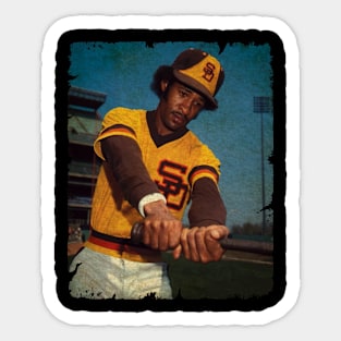 Ozzie Smith in San Diego Padres Sticker